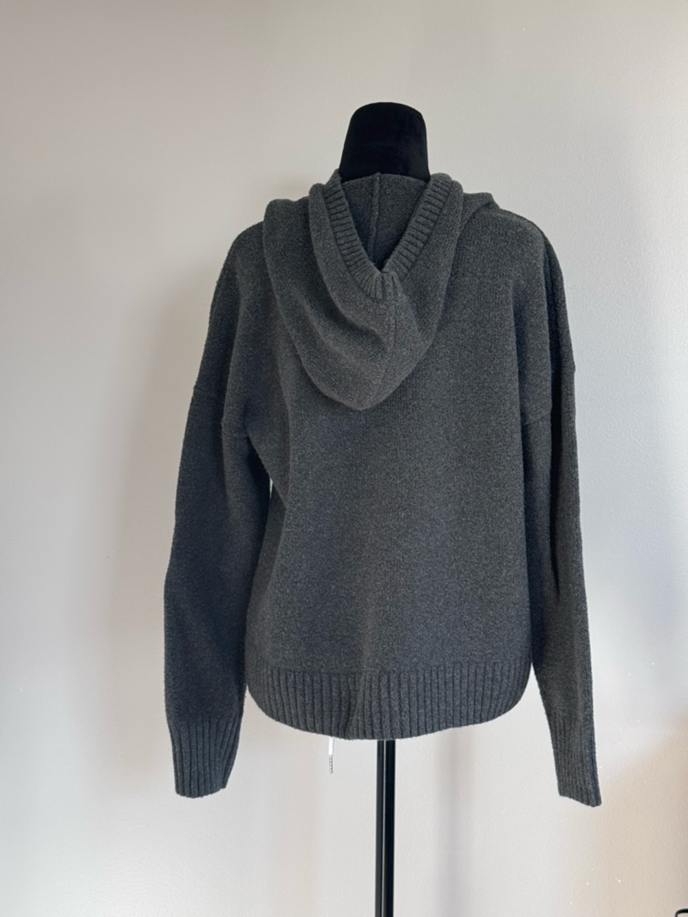 GAP Women’s Crewneck Hoodie Sweater - Charcoal - Picture 2 of 4